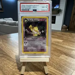 Pokemon Team Rocket Dark Hypno Holo 1st Edition 9/82 PSA 8 2000 - Image 1