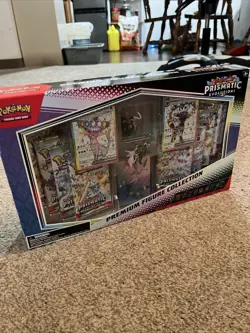 Pokemon TCG: Prismatic Evolutions Premium Figure Collection Factory Sealed Box - Image 1
