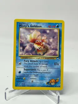 Pokemon Gym Heroes Misty's Golden 85/132 Regular Pack Fresh - Image 1