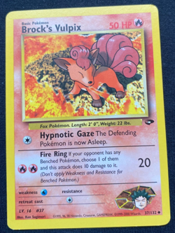 Pokemon TCG Brock’s Vulpix Gym Challenge 37/132 Regular (LP) - Image 1