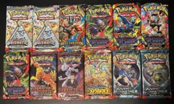 Pokemon Booster Packs - Mixed New/Sealed Lot of 12 - Image 1