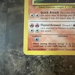 Pokemon TCG Flareon Jungle 19/64 Regular 1999 Rare LP/NM - Image 5