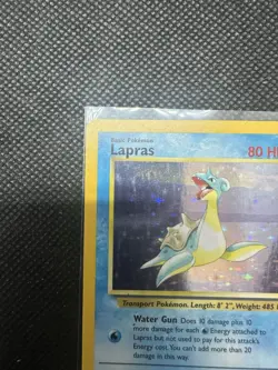 Pokemon TCG Fossil Set Unlimited 1999 Lapras 10/62 Holo Rare (LP) - Image 3