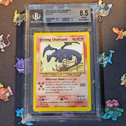 Pokemon TCG: 2002 Neo Destiny Unlimited Shining Charizard BGS 8.5 (Like PSA) - Image 1