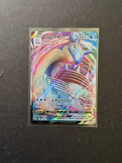 Lapras VMAX 050/202 Holo Ultra Rare Pokemon Card Sword & Shield Base Set PTCG NM - Image 1