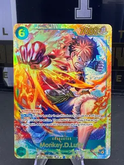 Monkey.D.Luffy OP13-118 SEC One Piece Carrying On His Will Foil - Image 1