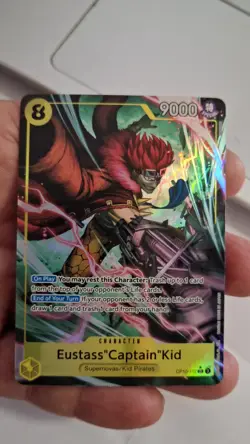 One Piece (Bandai) Eustass "Captain" Kid OP10-112 SR☆ Alt Art - Image 2