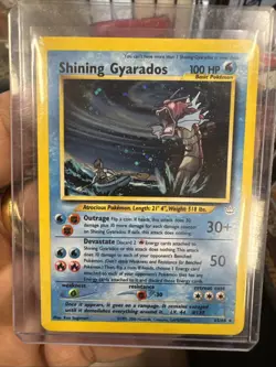 Pokemon TCG Neo Revelation Shining Gyarados 65/64 Secret Rare Holo Card English - Image 1