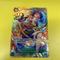 MONKEY D LUFFY - One Piece OP13-118 - SEC Secret Rare - Carrying On His Will - Image 1