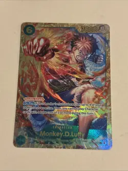 MONKEY D LUFFY - One Piece OP13-118 - SEC Secret Rare - Carrying On His Will - Image 1