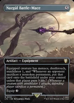 Nazgul Battle-Mace - Foil - Borderless NM, English MTG The Lord Of The Rings: Ta - Image 1
