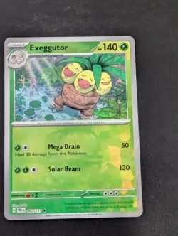 Pokemon TCG Prismatic Evolutions Exeggutor Card 002/131 Masterball Reverse Holo - Image 1