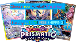 💎 Pokemon Prismatic Evolutions: Choose Your Card! Pokeballs & Masterballs! 💎 - Image 1