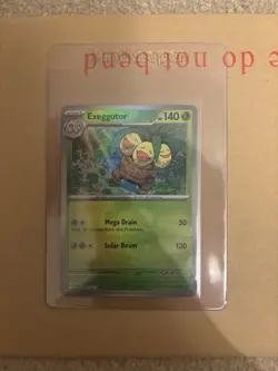Pokemon TCG Prismatic Evolutions Exeggutor Card 002/131 Masterball Reverse Holo - Image 1