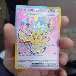 Pokemon Pikachu EX SIR 277/217 Ascended Heroes English - Pack Fresh - NM - Image 1