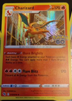 Charizard Venusaur & Blastoise Pokemon Cards -Holographic 3 Card Set Pokemon GO - Image 2