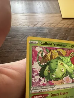 Radiant Venusaur 004/078 Pokemon GO Holo Shiny Rare NM - Image 2