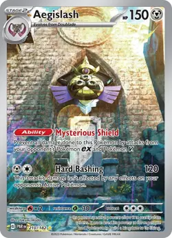 Aegislash - 210/182 - Illustration Rare - Paradox Rift - Pokemon Card - NM - Image 1
