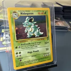 Pokemon TCG Nidoqueen Base Set 2 Holo Unlimited Rare Card 12/130 NM/LP Condition - Image 1