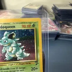 Pokemon TCG Nidoqueen Base Set 2 Holo Unlimited Rare Card 12/130 NM/LP Condition - Image 3