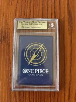 OP01-024 Monkey.D.Luffy Alternate Art Romance Dawn BGS Gem Mint One Piece TCG - Image 2