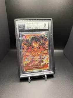 BGS 9 Monkey D Luffy Secret Alt Art OP01-024 Romance Dawn Japanese - Image 1