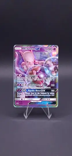 Mewtwo GX SM196 Black Star Promo - NM - Detective Pikachu Movie Promo - Rare - Image 1
