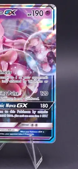 Mewtwo GX SM196 Black Star Promo - NM - Detective Pikachu Movie Promo - Rare - Image 3