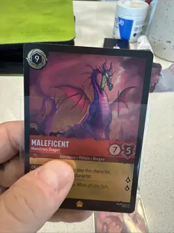 Maleficent - [Foil] 108/204 Stitch 24/204 Legendary Lorcana Fabled LOT 4 Cards - Image 2