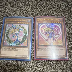 Yu-Gi-Oh! TCG Konami Dark Magician Girl Holo 1st Edition Card Lot English - Image 1