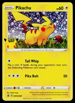 Pikachu SWSH039 Miscellaneous Cards & Products Promo #2 - Image 1