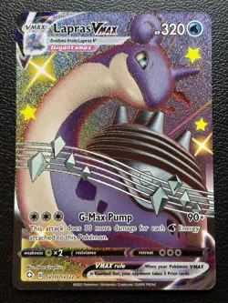 Lapras VMAX SV111 Shining Fates Shiny Vault Shiny Holo Rare Pokemon Card NM - Image 1