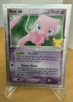 Mew ex 88/92 - Pokemon Celebrations 25th Anniversary Classic Collection Card - Image 1