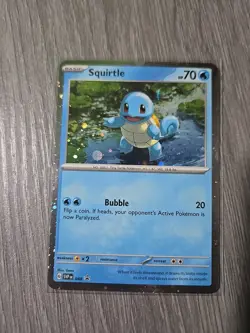 Squirtle 151 Poster Collection Cosmos Holo Promo Pokemon Card - Image 1
