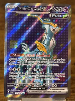 Iron Crown ex 191/162 - Pokemon TCG Temporal Forces Full Art Card NM - Image 1