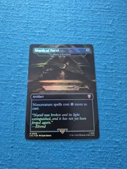 MTG LOTR FOIL Shards of Narsil Thorn of Amethyst Box Topper #356 Lord of Rings - Image 1