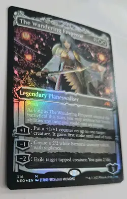 The Wandering Emperor (Showcase) Kamigawa: Neon Dynasty Foil NM MTG - Image 3