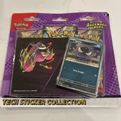 4 X Pokemon TCG: Ascended Heroes Tech Sticker & Blister Pack Bundle New & Sealed - Image 3
