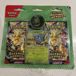 4 X Pokemon TCG: Ascended Heroes Tech Sticker & Blister Pack Bundle New & Sealed - Image 4