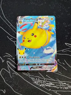 Pokemon TCG Flying Pikachu VMAX 007/025+Free Surfing Pikachu VMAX Celebrations - Image 1