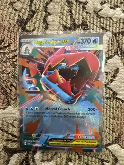 Pokemon TCG Mega Feraligatr Ex 043/217 Ascended Heroes Mint Condition - Image 1