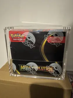Pokemon TCG: Mega Evolution Enhanced Booster box with acrylic case - Image 1