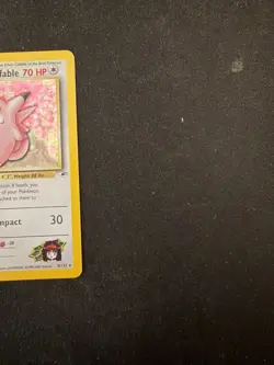 Erika’s Clefable 1st Edition Holo 3/132 Pokemon Gym Heroes Pokemon TCG - LP - Image 3