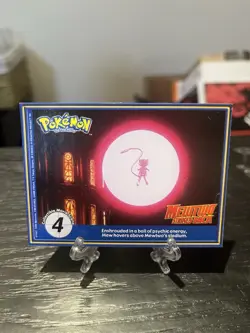 1999 Burger King Pokemon Poketrivia Psyduck #54 Mew Movie Scene #4 Vintage LP - Image 2