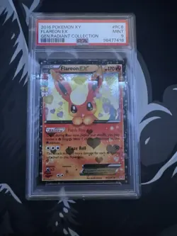 2016 POKEMON XY GENERATIONS RADIANT COLL #RC6 FLAREON EX PSA 9 - Image 1