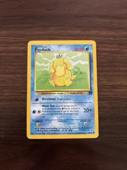 Psyduck 65/82 Team Rocket Unlimited Common Pokemon TCG LP - Image 1