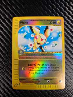 Pokemon Pichu Reverse Holo HP 22/165 Expedition E Series - Image 1