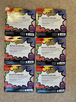 6 X Pokemon TCG: Ascended Heroes Tech Sticker Collection Blister Bundle Sealed - Image 2