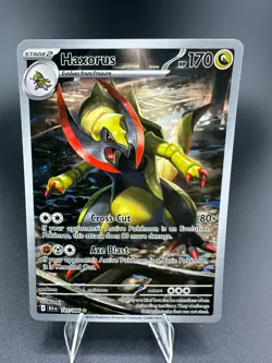 Pokemon TCG Black Bolt 147/086 Haxorus Illustration Rare - Image 1