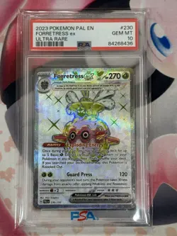Pokemon TCG Forretress EX Scarlet & Violet Paldea Evolved Holo 230/193 PSA 10 - Image 3